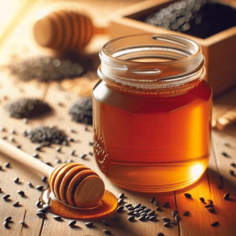 عسل و سیاه دانه